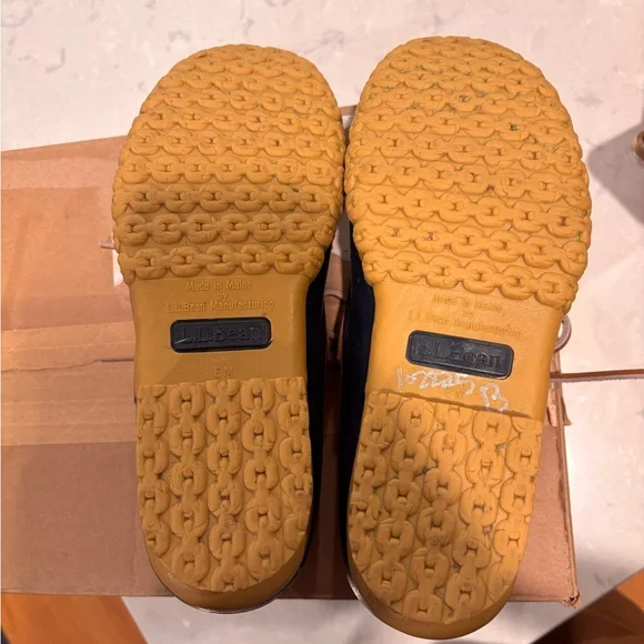 COPY - LL bean bean boot rubber moccasin womens size 9 - Picture 5 of 6